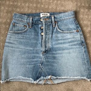 Agolde Denim Mini Skirt